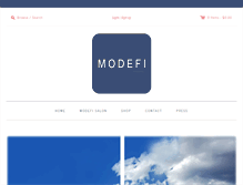 Tablet Screenshot of modefi.com